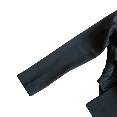 Bardot Anya Bodysuit Black Long Sleeve Knot Waist Deep Plunge Size 8 Medium