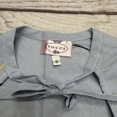 Tocca Vintage 90s Matching Top and Skirt Set Women’s Light Blue Size 6 NEW