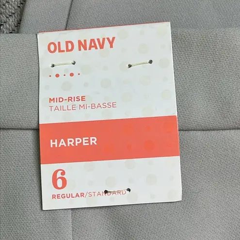 Old Navy  Harper Mid-rise wrinkle free trouser Dress Pants, size 6