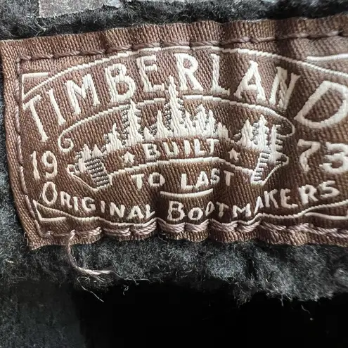 Timberland Black  Lace-Up Boots with Fur Lining women’s size 8.5