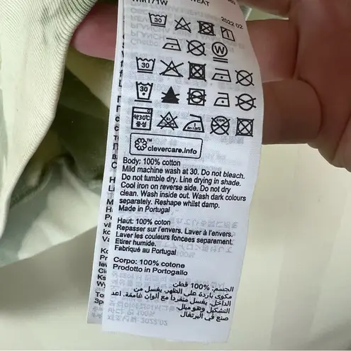 ALLSAINTS Elizah Tie Dye Drape Sleeve Sweatshirt Size Small Greenstone