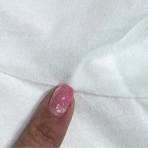 Elegant White Puff Sleeve s Dress tiered square neckline babydoll mini Size undefined