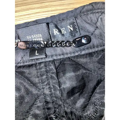 Ralph Lauren Women's  Black Label Quilted‎ Jacket Black Large