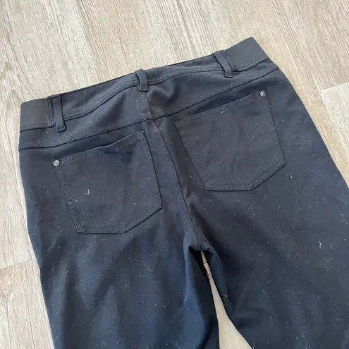 Womens Simply Vera Wang Black Skinny Pants