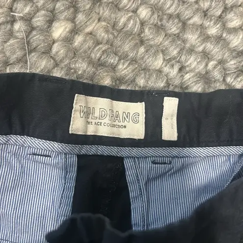 Wildfang The Ace Collection Navy Blue Trouser Khaki Pants Size Small
