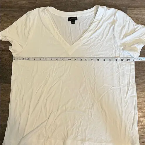 J. Jill Women’s White Short Sleeve V