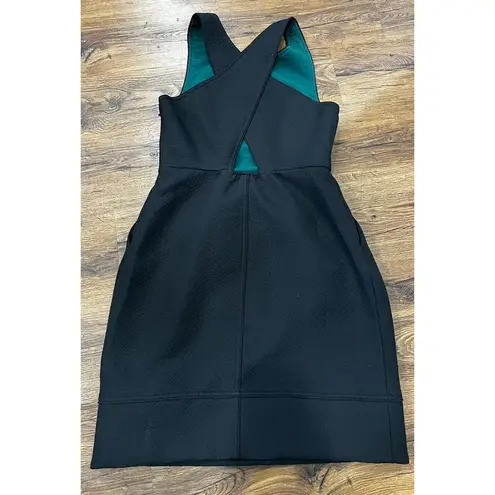 Maeve Rokin Crossback Jacquard Dress Black Size 6 Anthropologie