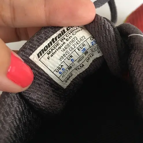 Montrail Rogue Fly Womens Size 6.5 Orange/Yellow Athletic Shoes GL2143