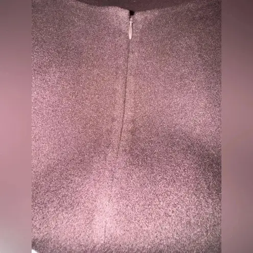 Kate Hill women’s Pinstripe brown wool blend Pencil Skirt size 16 plus size midi