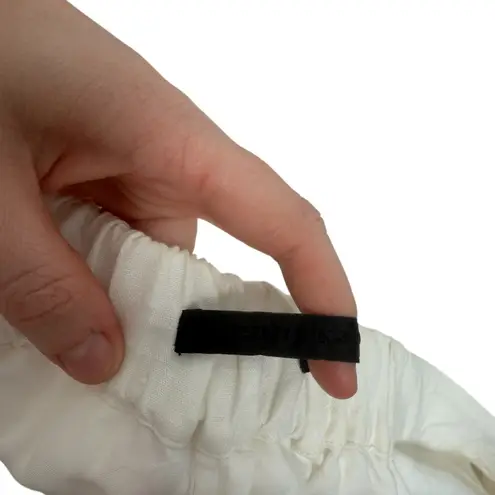 Jenni Kayne White Linen Wide Leg Pants Coastal Beach Lagenlook Womens Large?