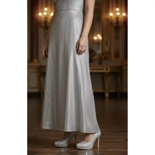 Top Moda Silver Rhinestone Sparkling Platform Stiletto Heels Apple-2