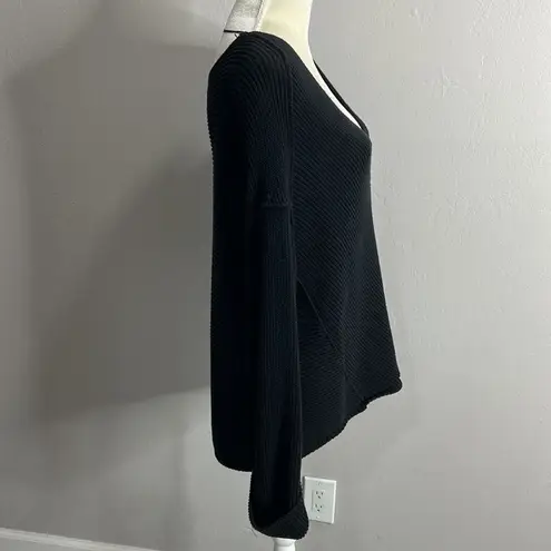 Free People  • la brea vneck oversized ribbed sweater