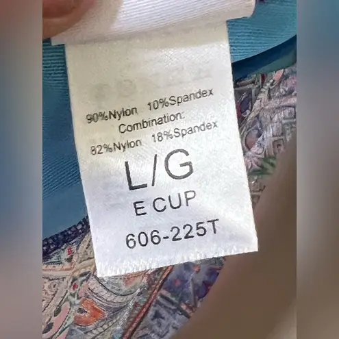 GOTTEX BY Profile Blush Turkish Delight Flyaway Tankini Top & Bikini Bottom Size L