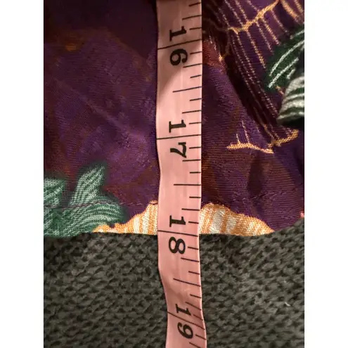 Band of the Free Floriane Boho Floral Long Sleeve Crop Blouse Size XS