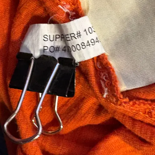 Denim & Supply Ralph Lauren Tunic Top Woman's Medium Orange Lace Tassel Flowy