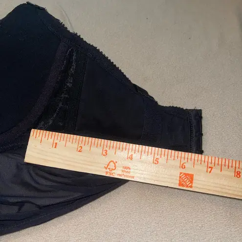 Parfait Black lace lingerie babydoll lingerie rhinestone chemise goth sexy Size M