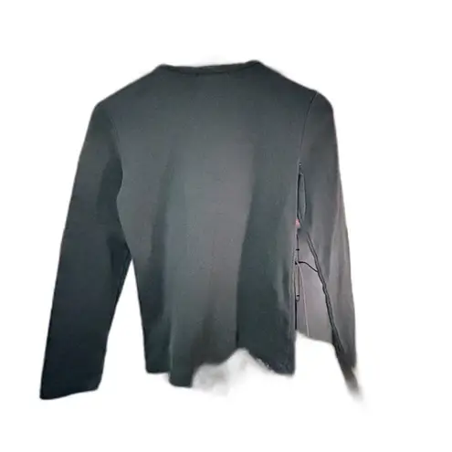 Lauren Ralph Lauren Petite PS Black Crew Neck Top, Made in Jordan Size undefined