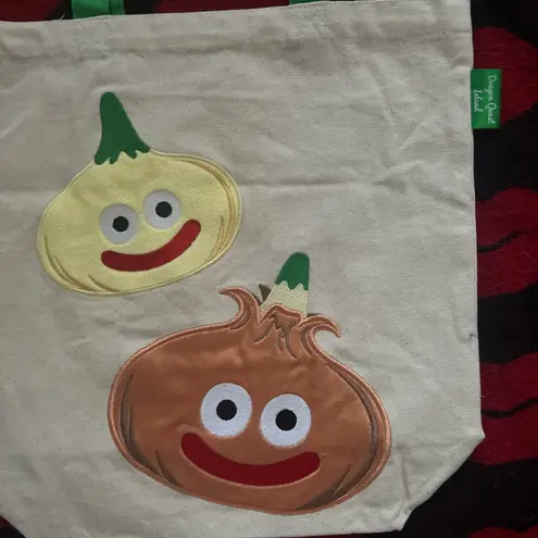 NWOT dragon quest island Japan onion slime small tote bag