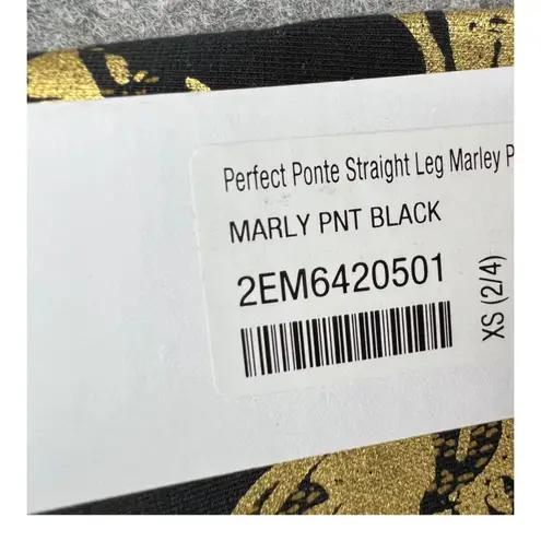 Soft Surroundings Pants Women XS Perfect Ponte Marley Straight Leg Dark Academia