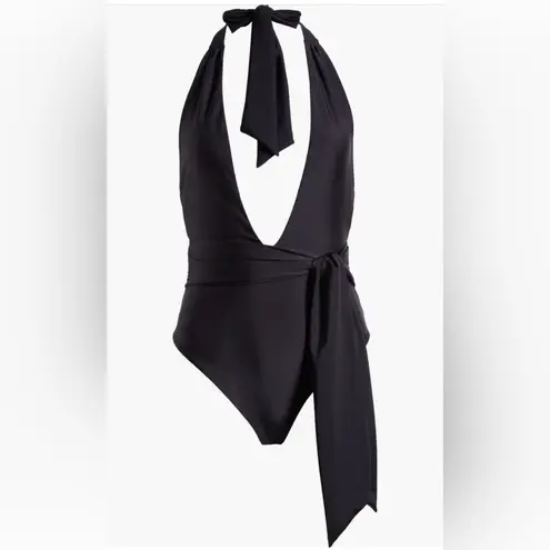 Ramy Brook Raquel Plunge One-Piece Swimsuit, Size Medium, $238