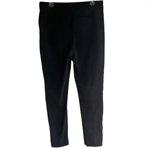 Kobi Halperin Women's L Black Skinny Faux Suede Pants Business Casual Stretch Size L