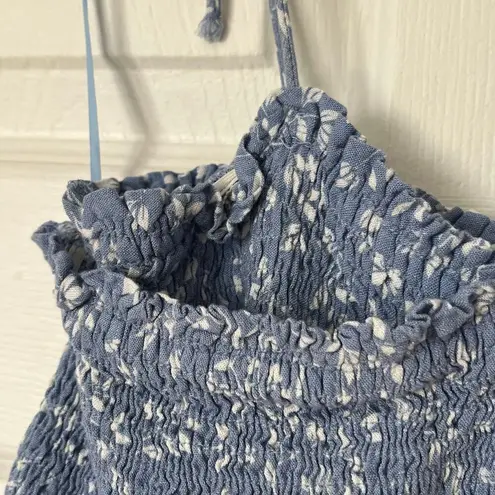 Endless Blu Ruched Bandeau Top