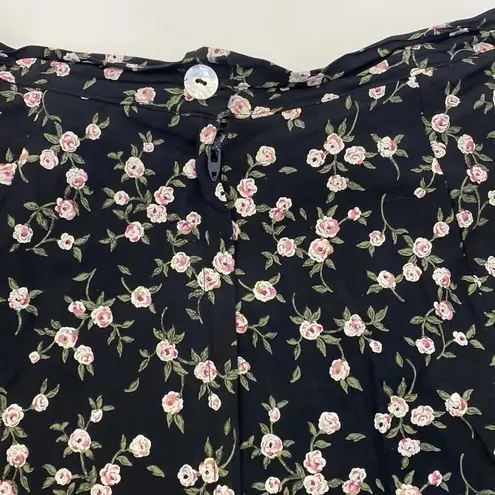 A Byer A. Byer Floral Vintage 1990’s Y2K Pleated A-Line Mini Skirt EUC Sz 11 Juniors