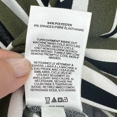 EXPRESS  | One Eleven | XS High Waisted Wide Leg Striped Pants and Small Cami Top