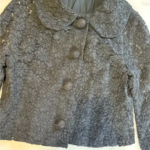 Elegant Black Lace Women's Jacket Size none