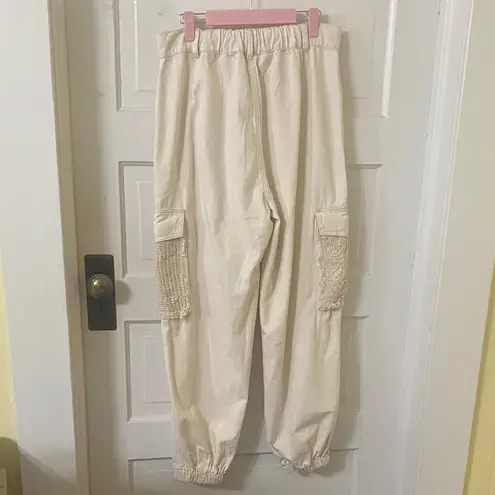 POL Cream Jogger Pants