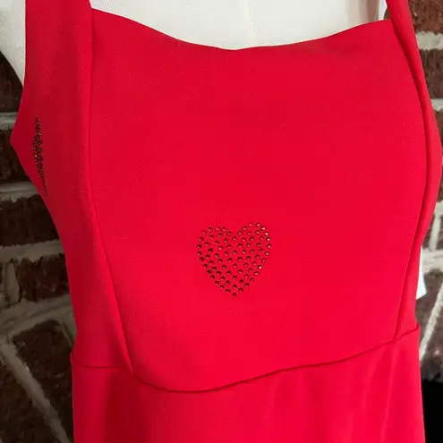 Planet Gold NWT square neck heart dress by