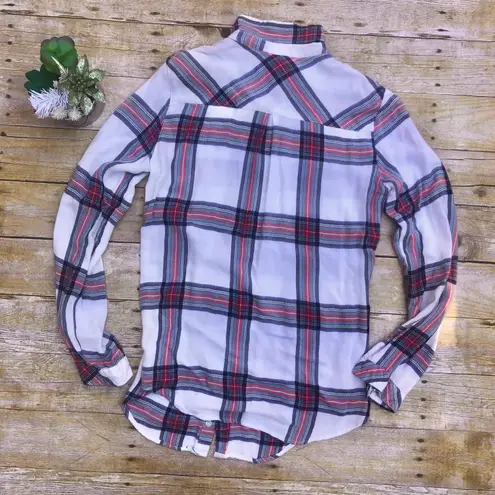 Thread and Supply White Flannel Shirt