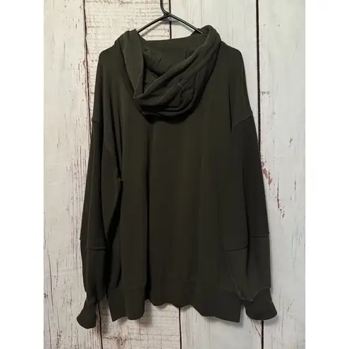 Nike  Modern Fleece Oversize Hoodie Sequoia Green Center Swoosh Essential Size XL