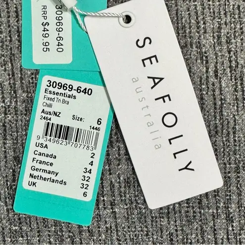 Seafolly Essentials Fixed triangle Bikini Top