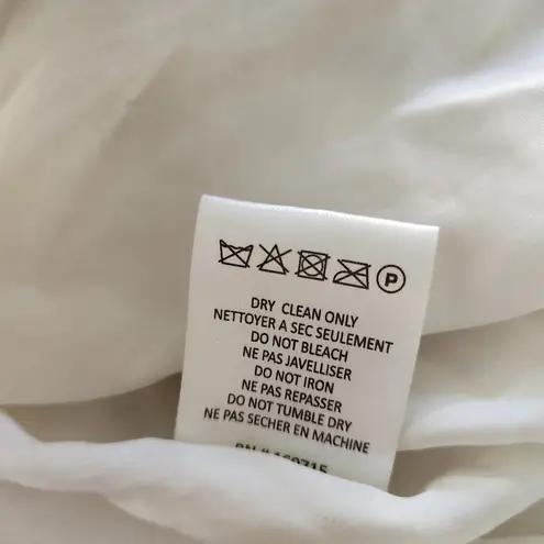 Retrofete Gabrielle Robe Dress in White Sequins Size XS Long Sleeve Blet