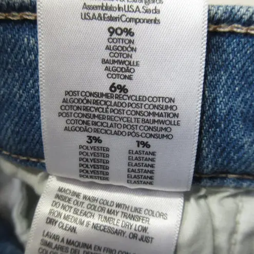 NWT Mother The Outsider Sneak in Flag Me Down Stretch Bootcut Jeans 31 Blue