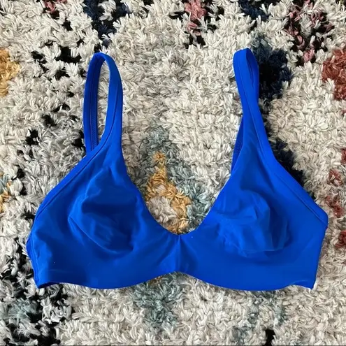 Victoria's Secret Vintage Y2K Underwire Blue Bikini Top 34B