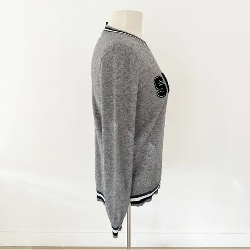 Sweaty Betty  London Split Hem Long Sleeve Sweater in Gray | XS