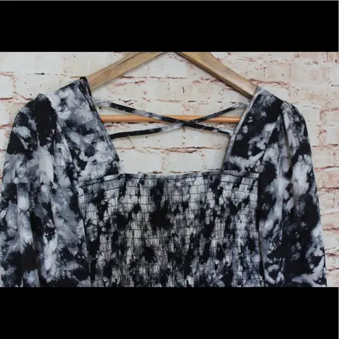 Good Luck Gem | Square Neck L/S Tie Dye