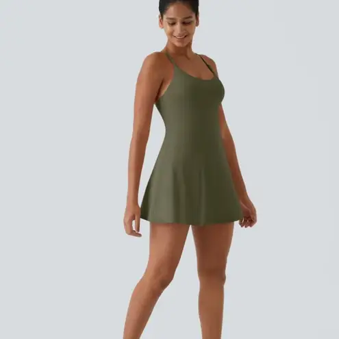 Halara NWT Softlyzero™ Plush Backless Active Dress-Easy Peezy Edition size Med