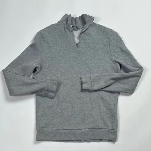 ASOS  gray half zip pullover