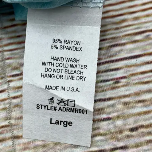 US Allfy Fashion Women's Azure Blue Slim Fit Midi T Shirt Dress Size Large New