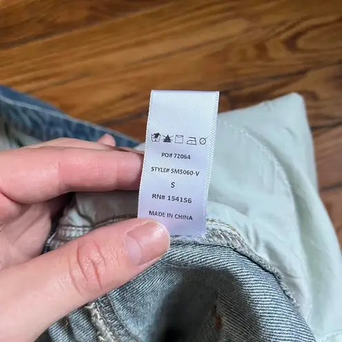 All Row Denim Maxi Skirt Blue