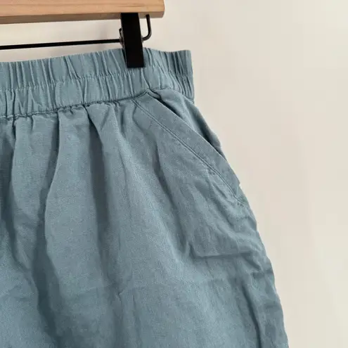 Pact Shorts Size Large Blue The Harbour Tabbed Organic Cotton Hemp Blend Lake