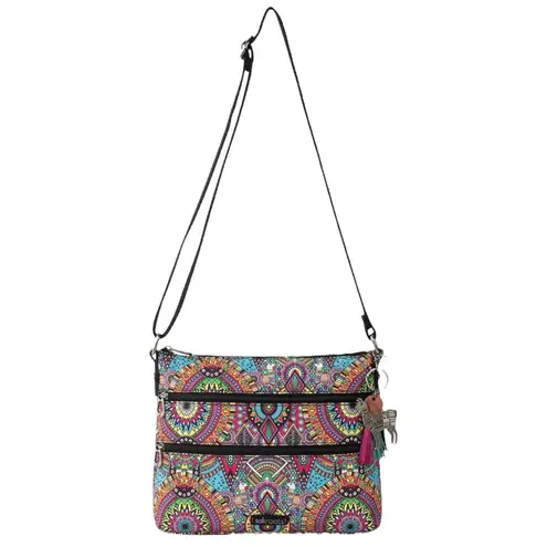 Sakroots Rainbow Wanderlust Artist Circle Eco Twill Crossbody