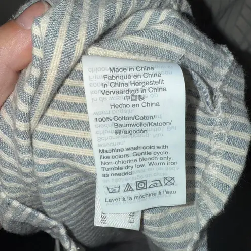 Madewell  X the denim project stripe-mix seam button down