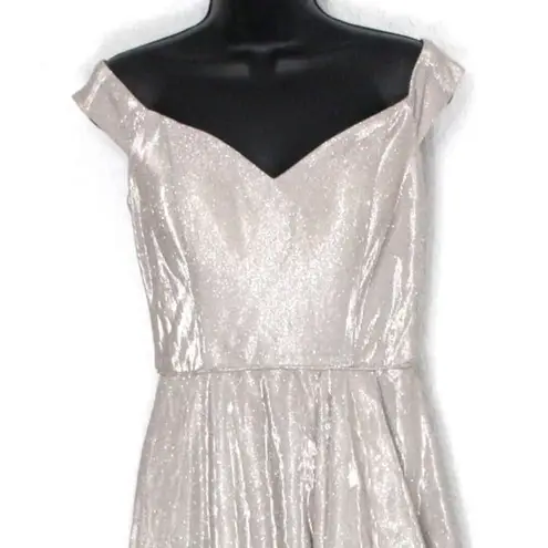 Blondie Nites by Stacy Sklar Off Shoulder Fit and Flare Gown Size 9