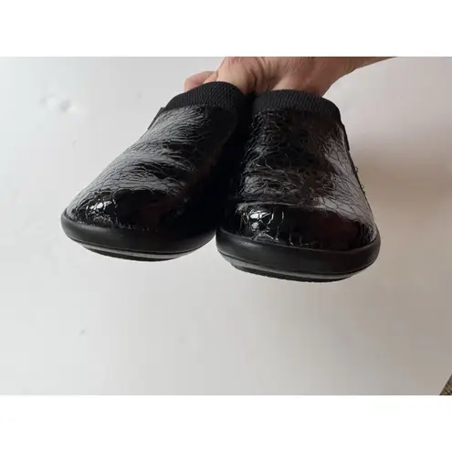 Alegria Algeria Duette Flourish Black Shoe Patent Comfort Slip Resistant Light Size 37