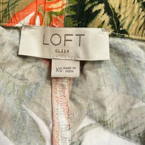 Loft  Tropical Floral Print Pajama Pants PJ’s Size XS