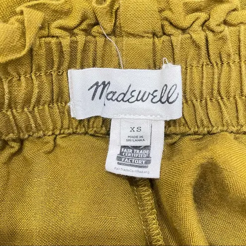 Madewell Linen-Cotton Drawstring Pull-On Shorts Size XS